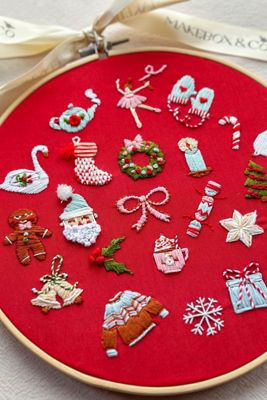 MakeBox & Co. Advent Stitches Embroidery Kit