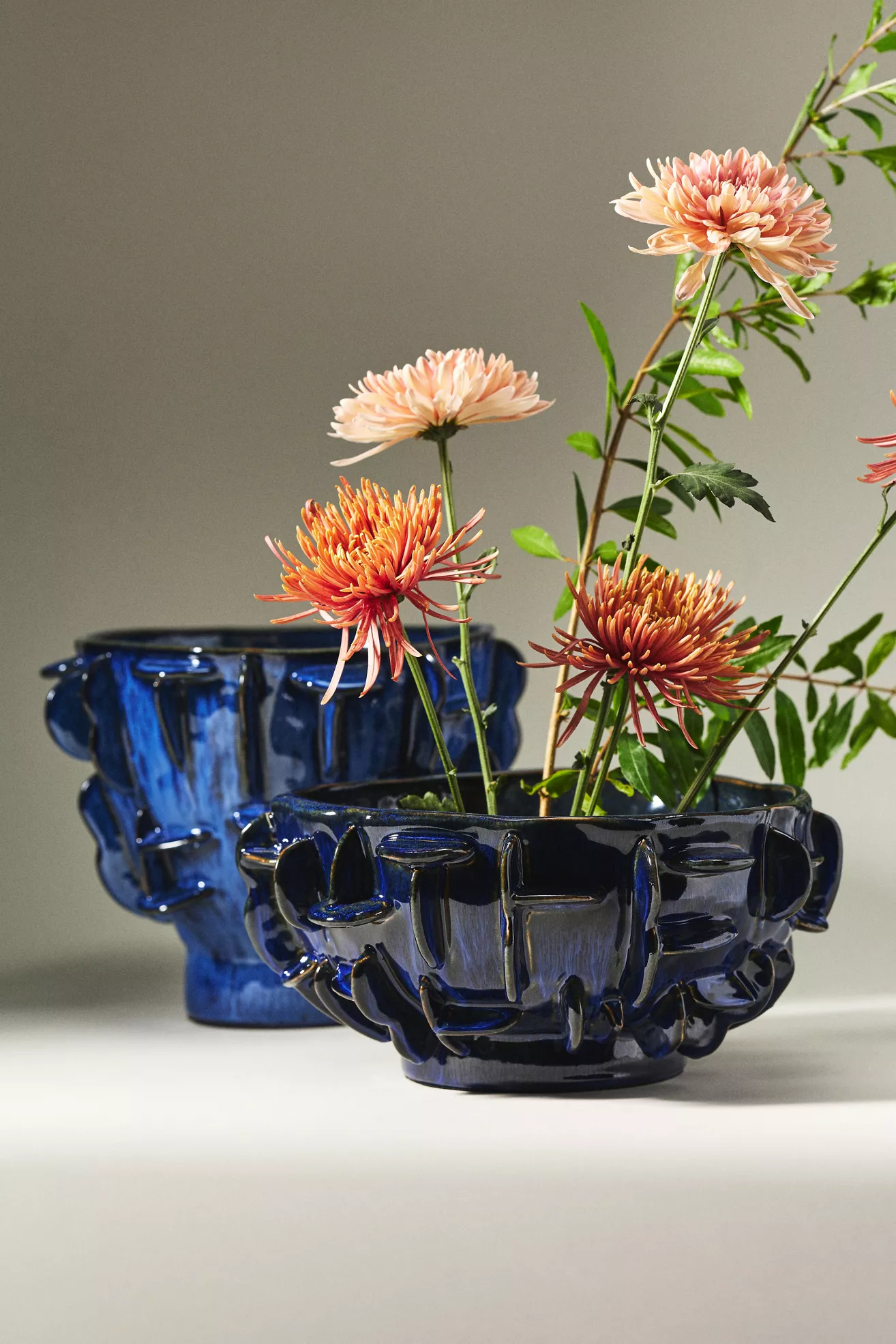 Jamie Young Cobalt Textured Vessel - thumbnail 4