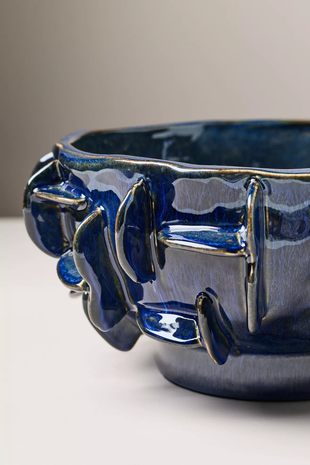 Jamie Young Cobalt Textured Vessel - thumbnail 2