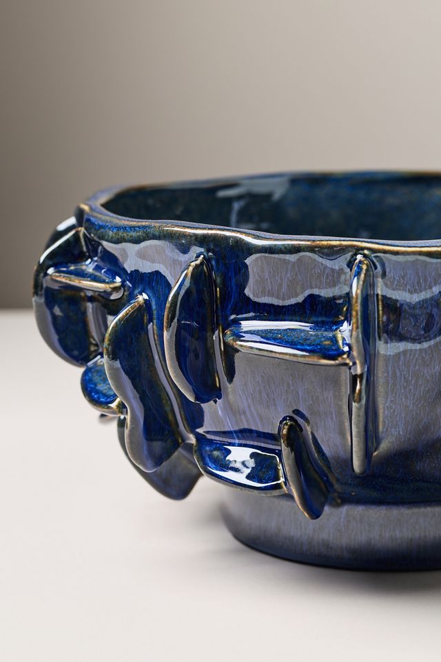 Jamie Young Cobalt Textured Vessel #2