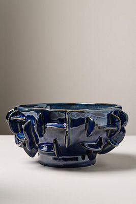 Jamie Young Cobalt Textured Vessel