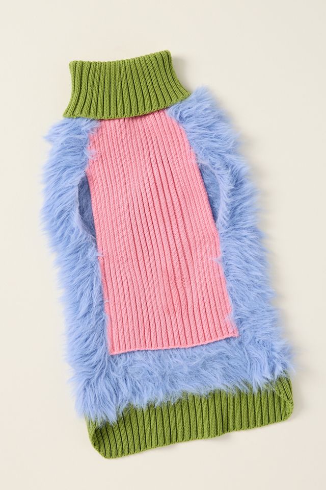 Faux Fur Dog Sweater #1