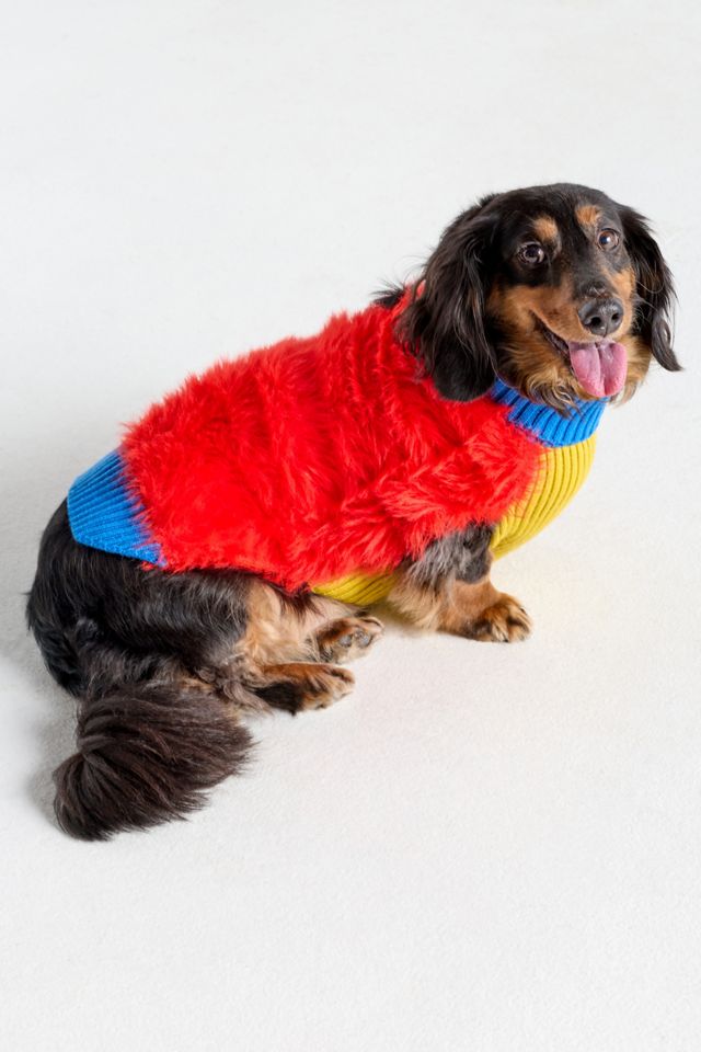 Faux Fur Dog Sweater #2