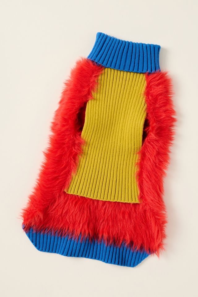 Faux Fur Dog Sweater #1