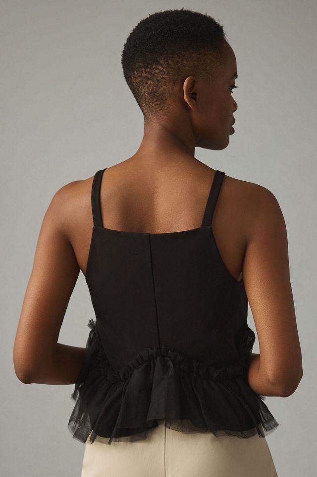 Sunday in Brooklyn Tulle-Hem Ponte Tank #2