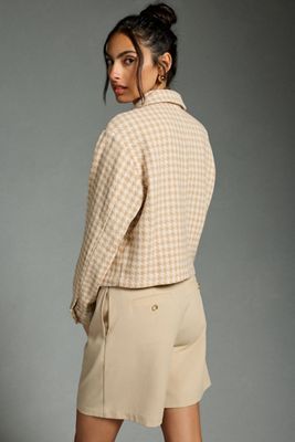 Dolan Houndstooth Printed Jacket