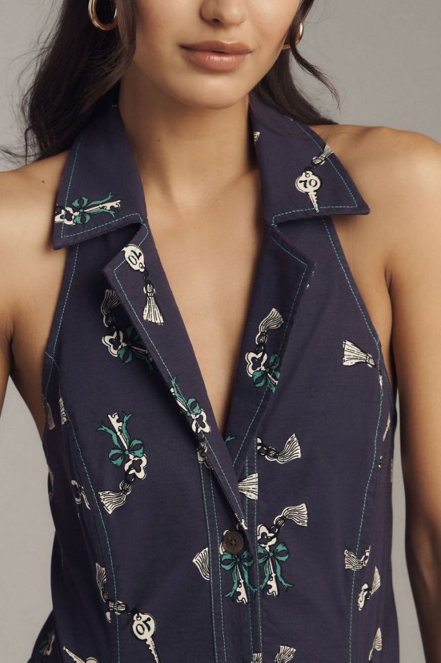 Maeve Sleeveless T-Back Blazer Mini Dress #2