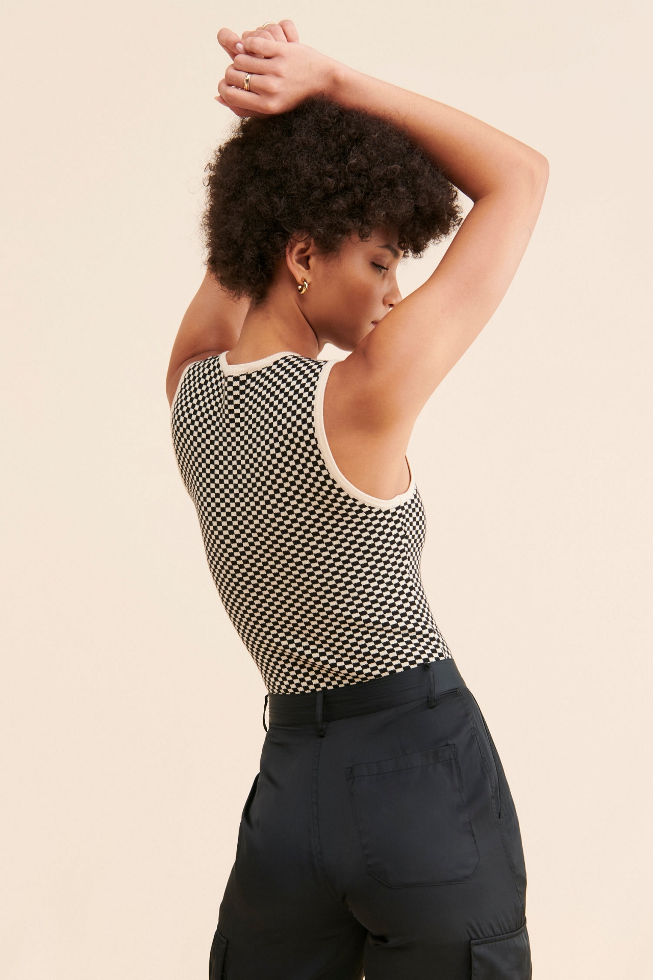 4th & Reckless Sonny Checkered Bodysuit