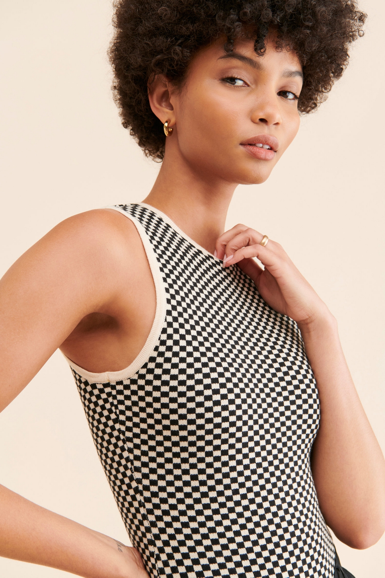 4th & Reckless Sonny Checkered Bodysuit