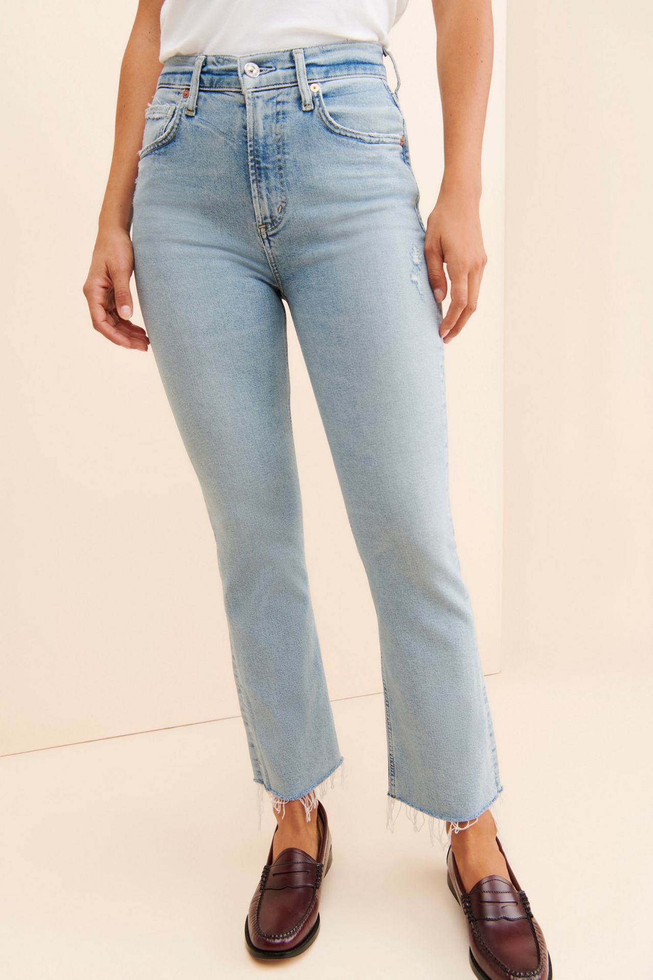 Citizens of Humanity Isola Cropped Bootcut Jeans