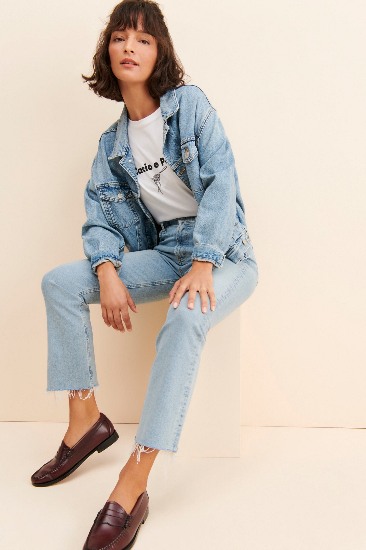 Citizens of Humanity Isola Cropped Bootcut Jeans