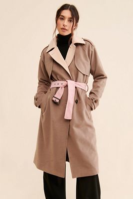 Noize Malia Trench Coat