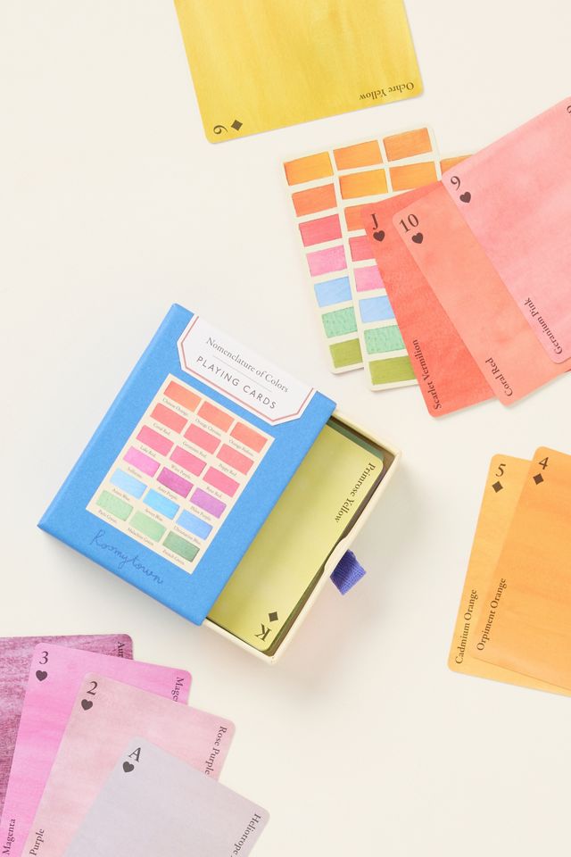 Roomytown Watercolor Playing Cards #1