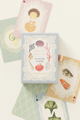 Anthropologie Roomytown Watercolor Playing Cards