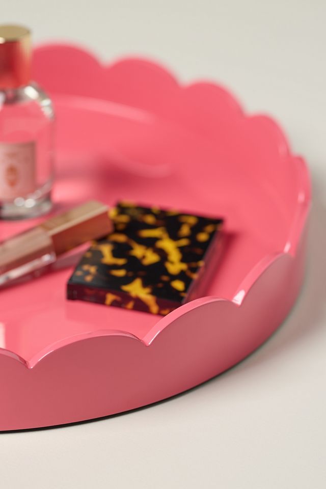 Addison Ross Watermelon Round Scallop Tray #1