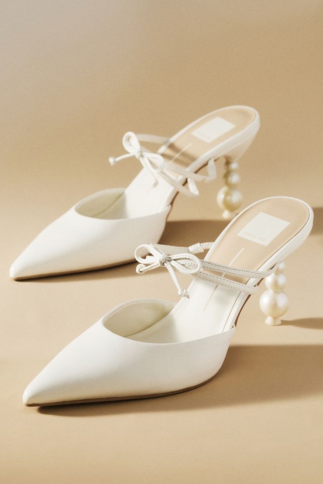 Dolce Vita Klaire Pearl Bead Heels #1