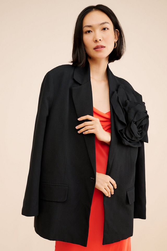 FARM Rio 3-D Flowered Blazer #1