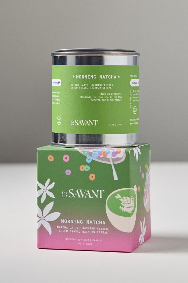 The New Savant Gourmand Morning Matcha Tinned Candle #1