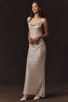Anthropologie Weddings x Shona Joy Primrose Sequin Maxi Dress