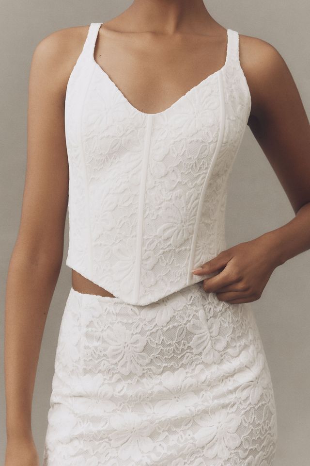 Mare Mare Lace Corset Tank & Mini Skirt Set #3