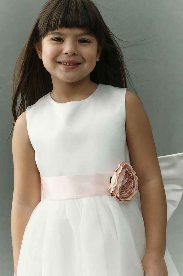 Gió Bespoke Delfina Sash Flower Girl Dress #1