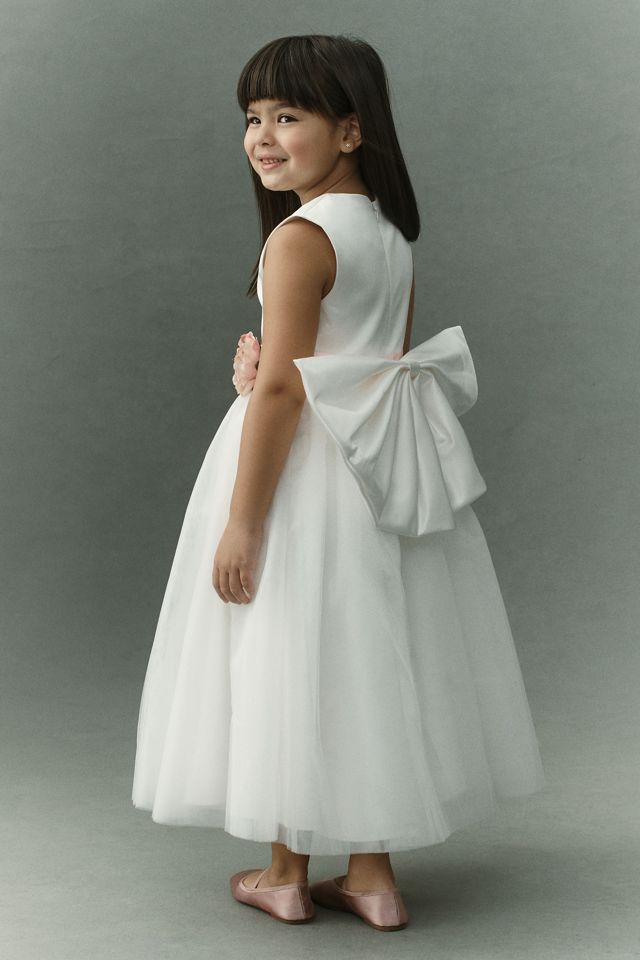 Gió Bespoke Delfina Sash Flower Girl Dress #3