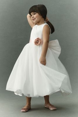 Gió Bespoke Delfina Sash Flower Girl Dress