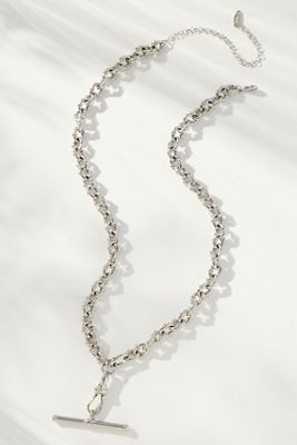 Chunky Bar Charm Necklace