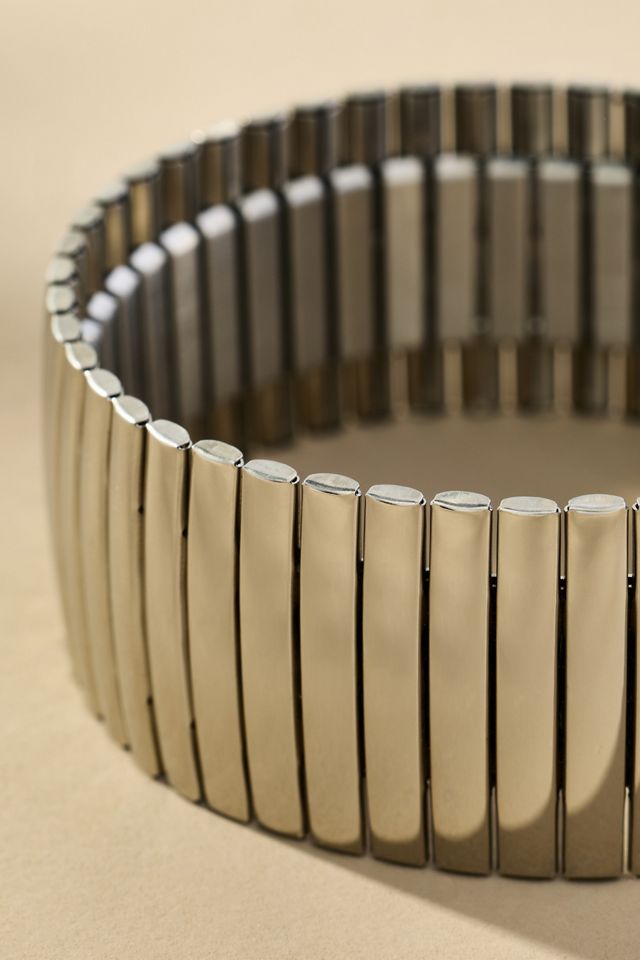 Chunky Stretch Metal Bracelet #1