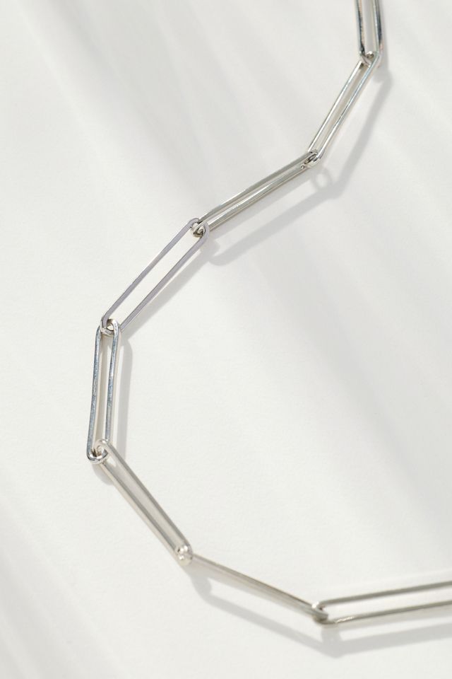 Delicate Paperclip Necklace #1