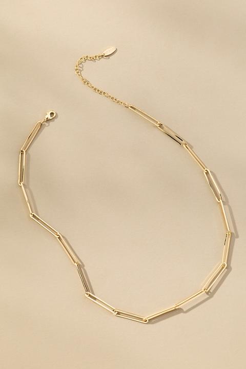 Delicate Paperclip Necklace