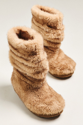 Bc Footwear By Seychelles Teddy Faux-fur Slouch Boots In Brown