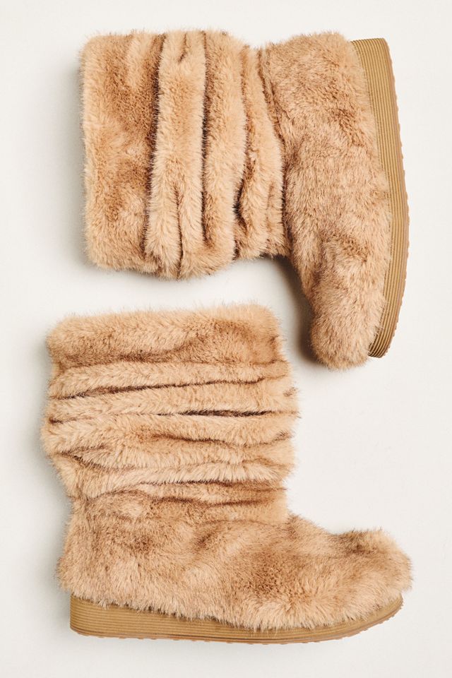 BC Footwear by Seychelles Teddy Faux-Fur Slouch Boots #1