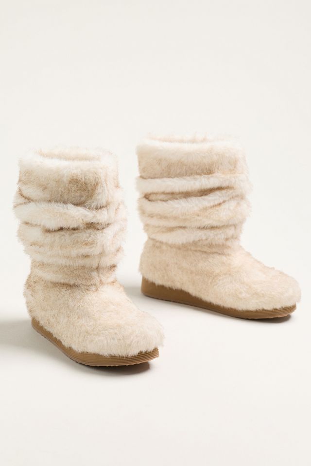 BC Footwear by Seychelles Teddy Faux Fur Slouch Boots #1