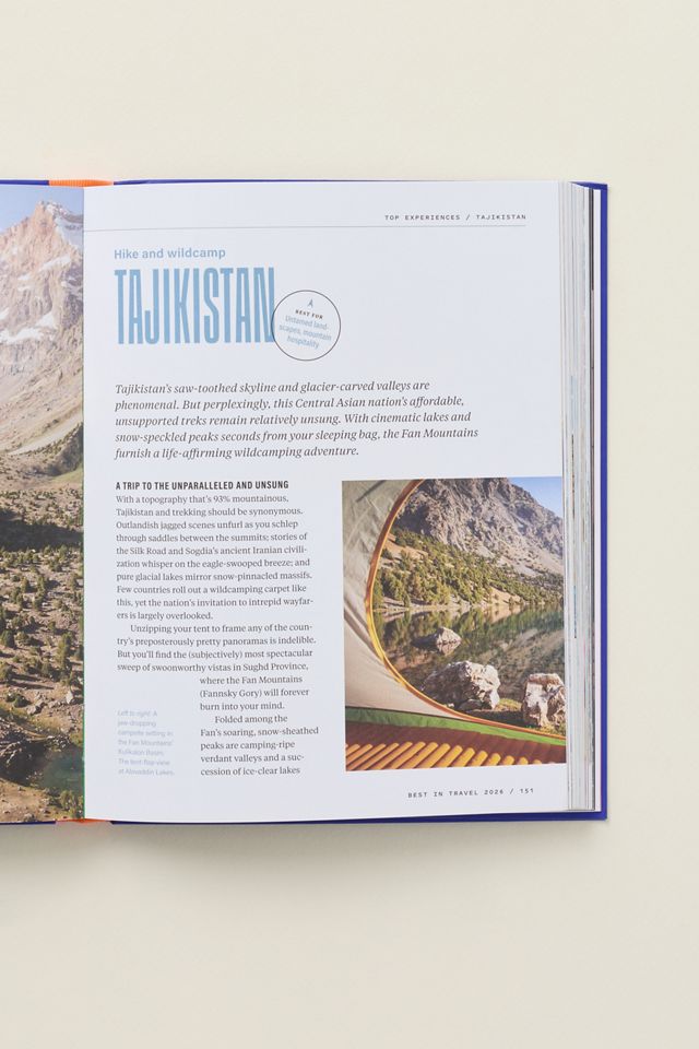 Lonely Planet Best In Travel 2026 Hardcover Book #1