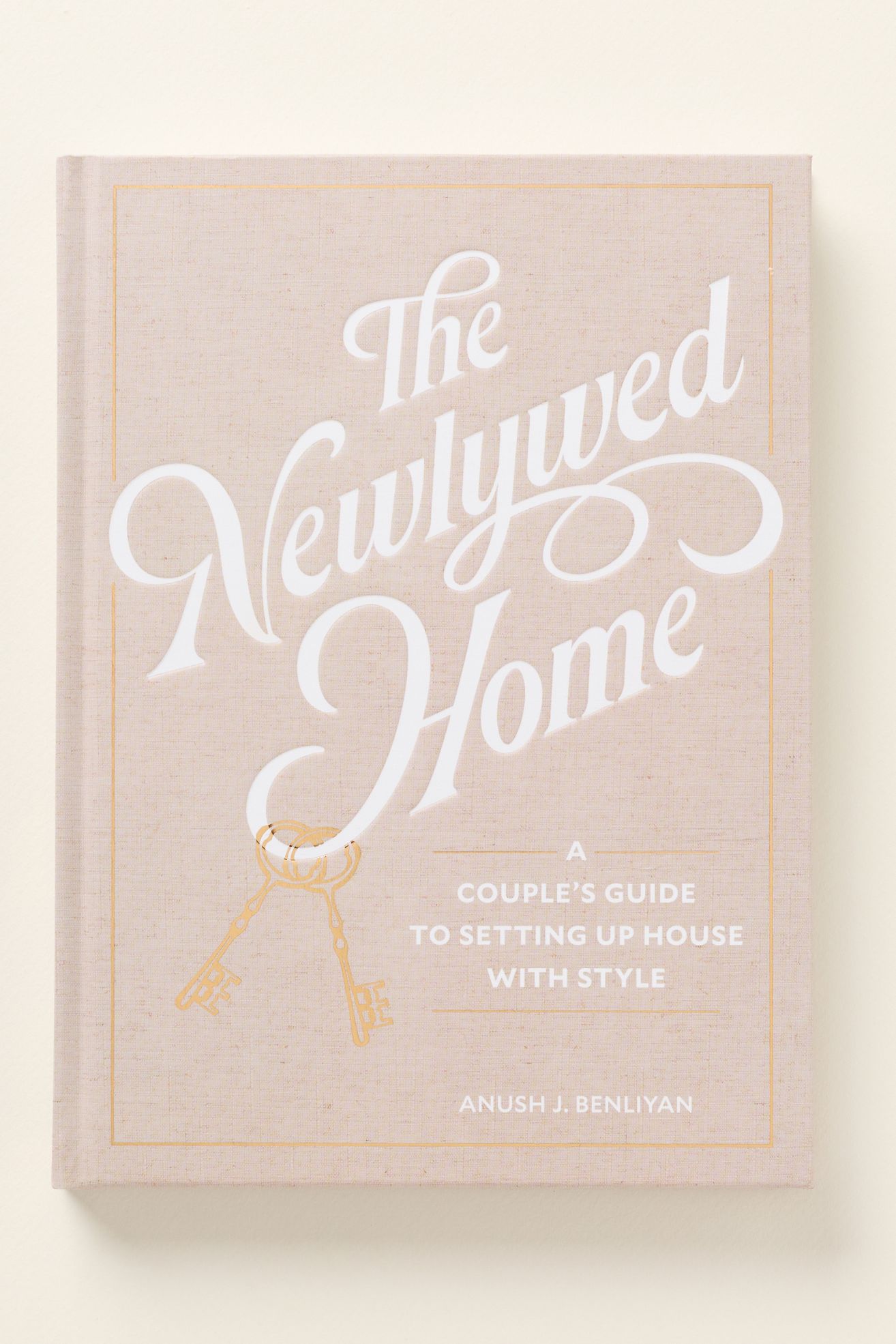 Newlywed Home Hardcover Book - Cream, Standard, One Size