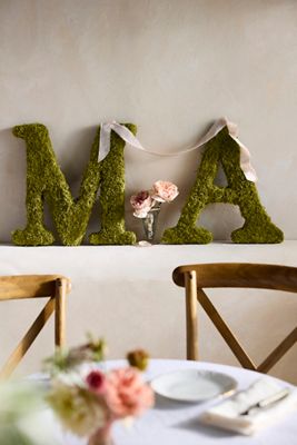 Sheet Moss Letter