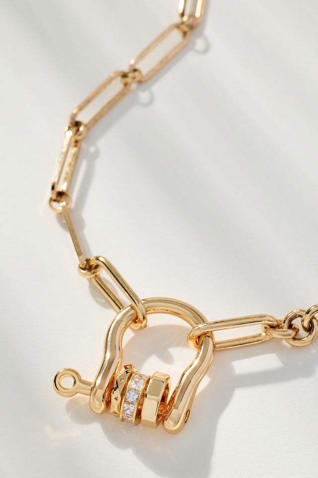Linked Chain Charm Necklace #2