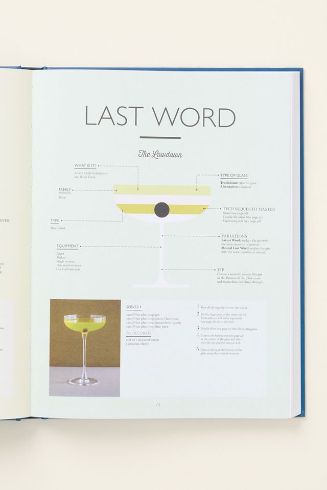 The Mixology Way Hardcover Cocktail Book #1