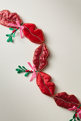 Anthropologie Kissmas Garland In Multi