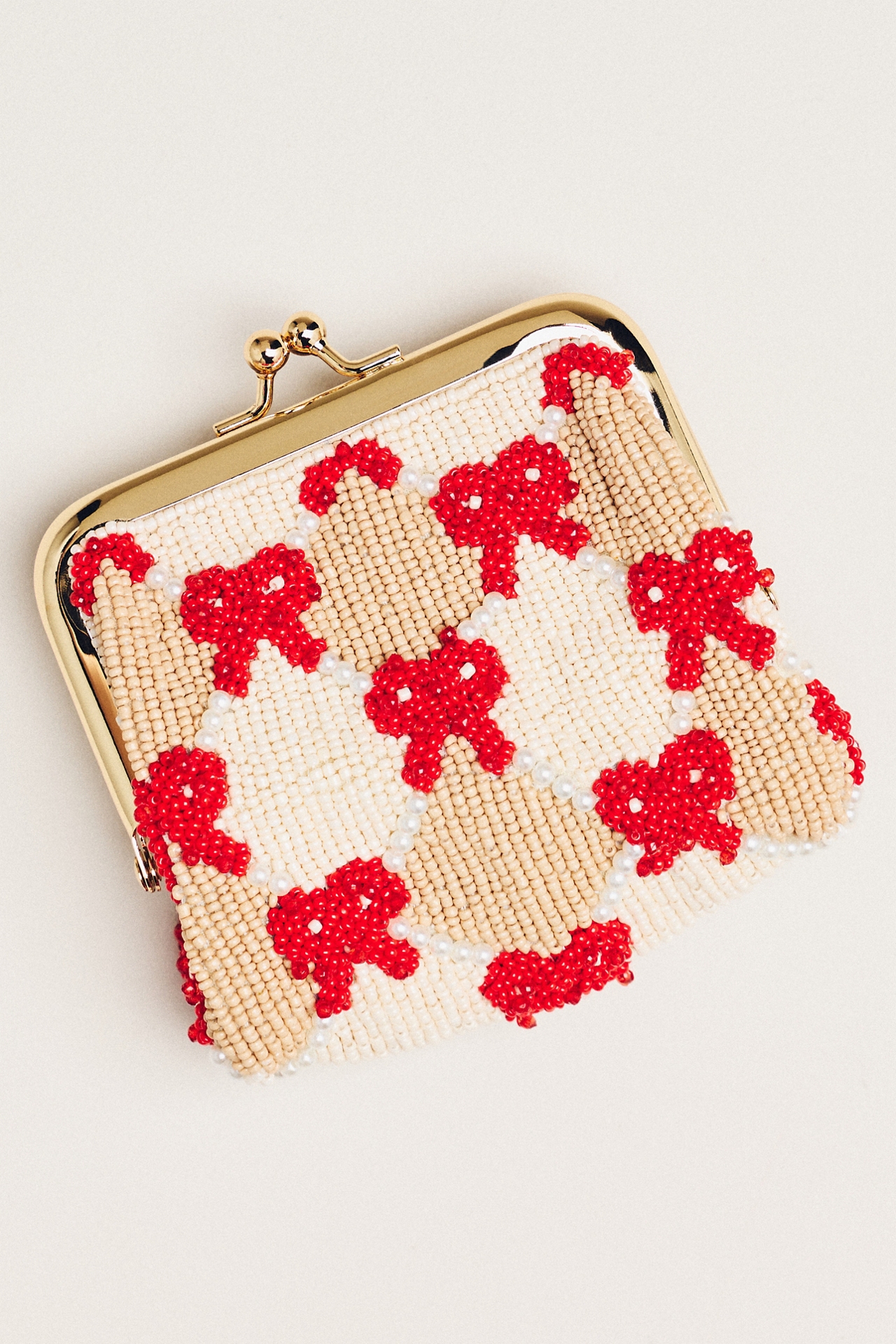 Beaded Kiss-Lock Coin Purse