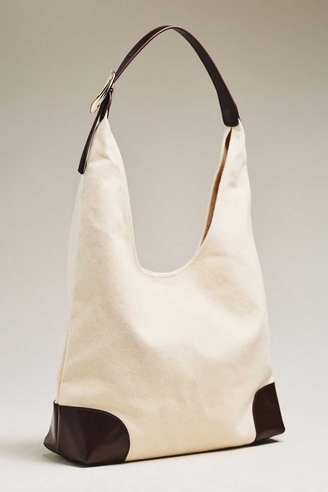 The Love Knot Slouchy Bag: Canvas Buckle Edition #1