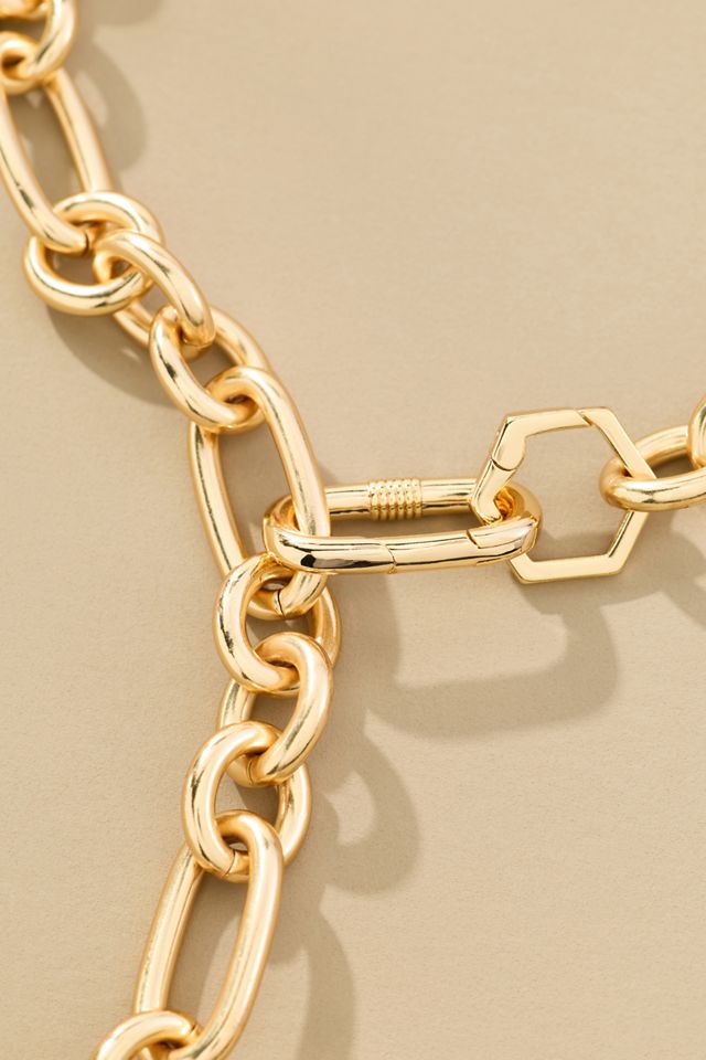 Linked & Locked Chain Necklace #1