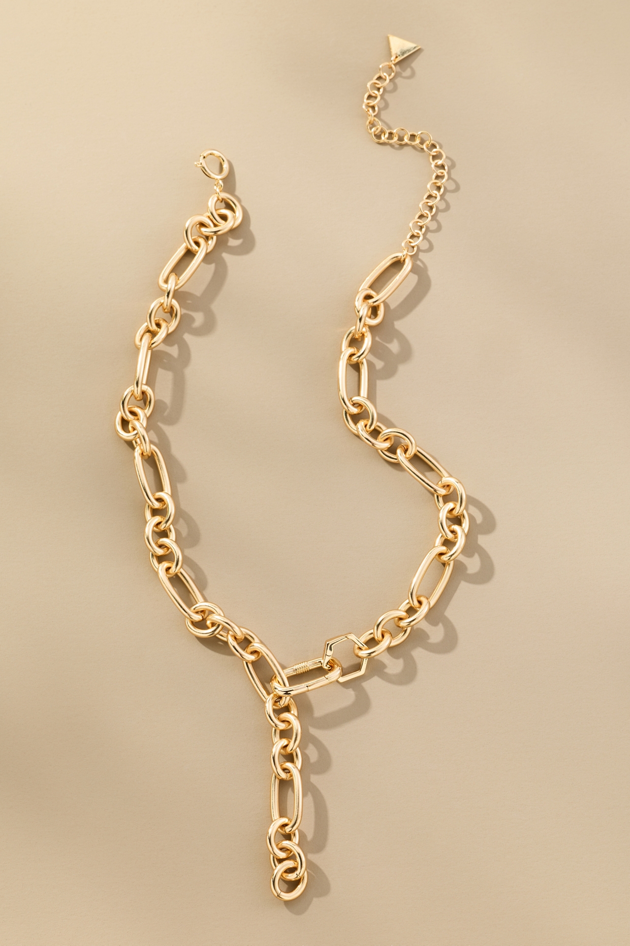 Linked & Locked Chain Necklace