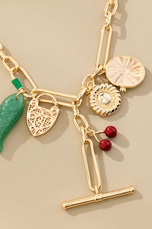 Charmed Paperclip Chain Necklace #1