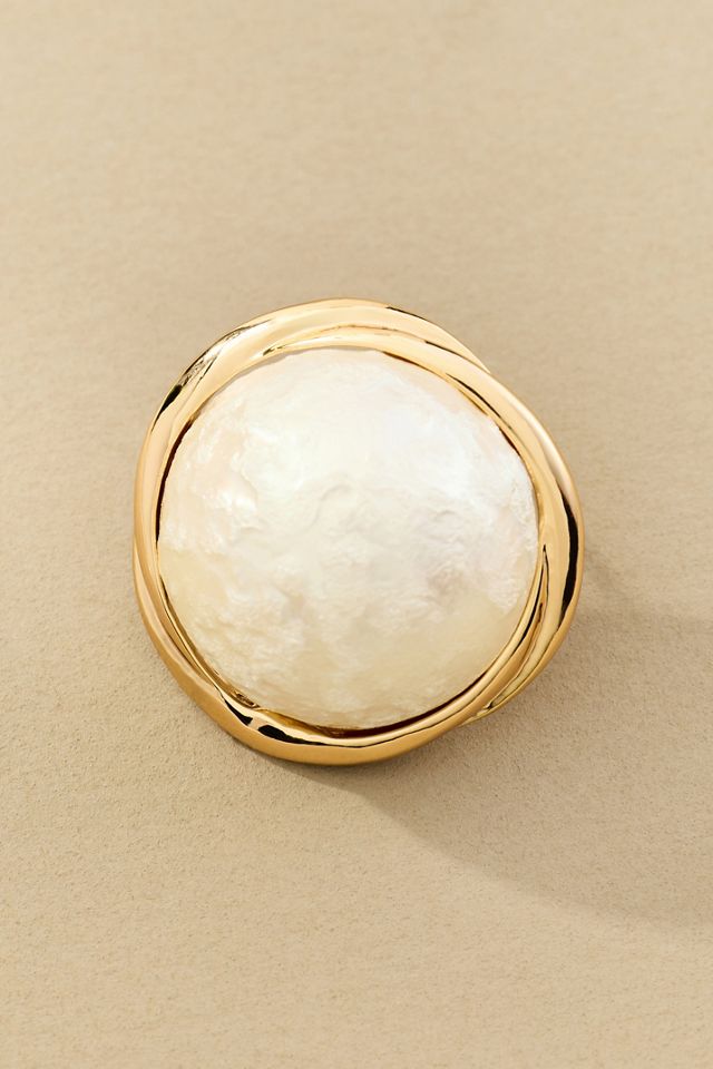 Vintage-Inspired Pearl Post Earrings #1