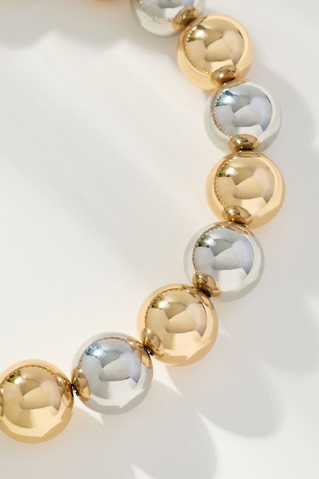 Large Beaded Choker Necklace