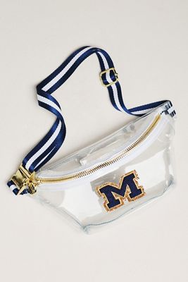 Stoney Clover Lane Clear College Football Belt Bag