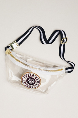 Stoney Clover Lane Clear College Football Belt Bag In Transparent