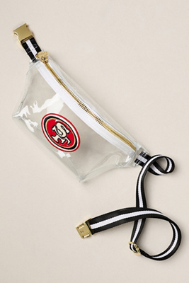 Stoney Clover Lane Clear Nfl Game Day Stadium Belt Bag In Red